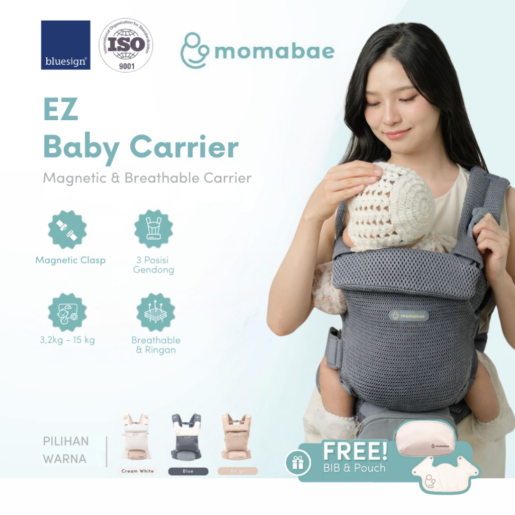 Jual Momabae - EZ Carrier | Baby Carrier M-Shape SSC | Gendongan Anak ...