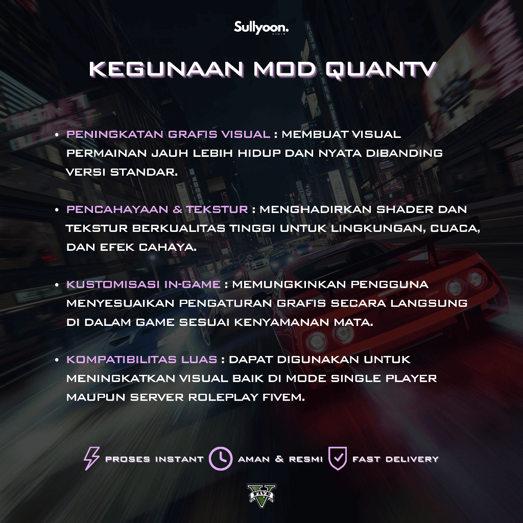 Jual QuanTV Realistic Graphics Mod For GTA V & FiveM ( Last Update 26 ...