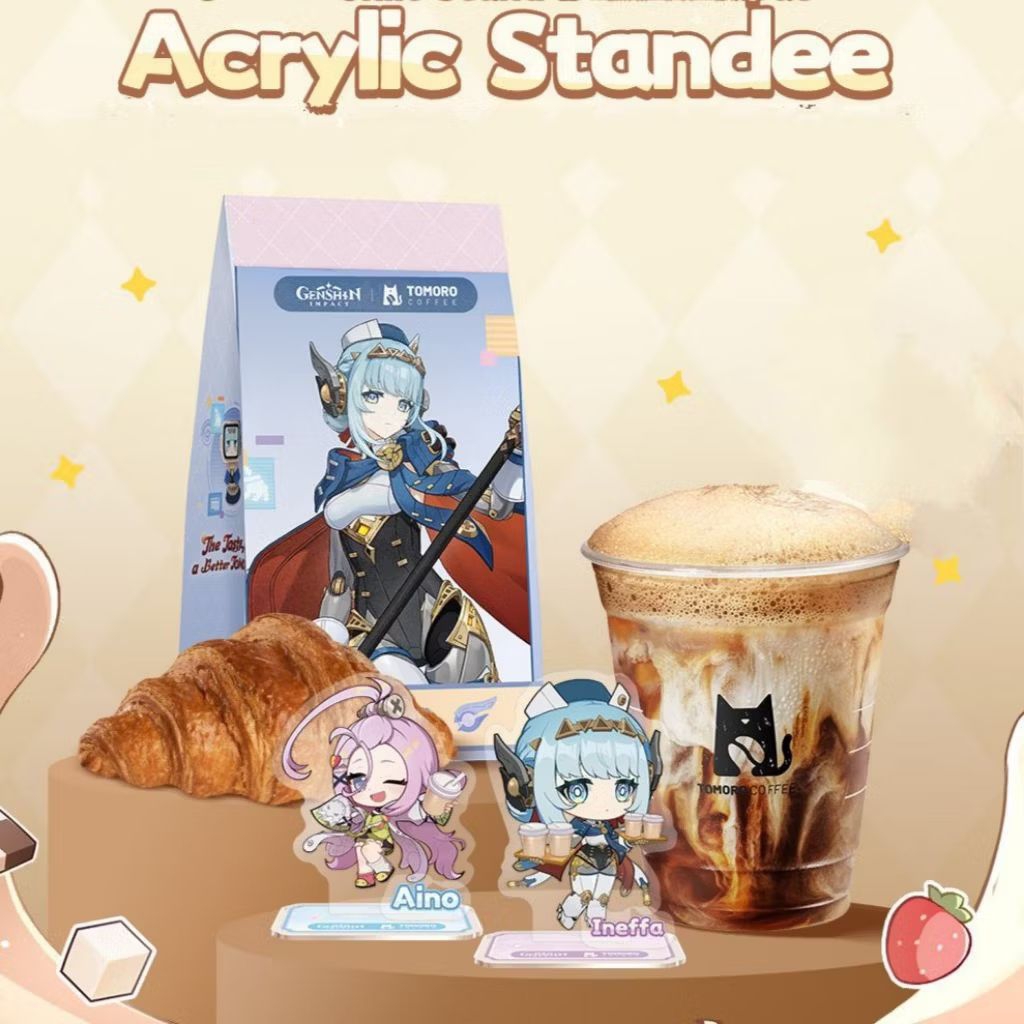 Jual Genshin Impact x TOMORO Coffee Aino Ineffa Character Cup Holder ...