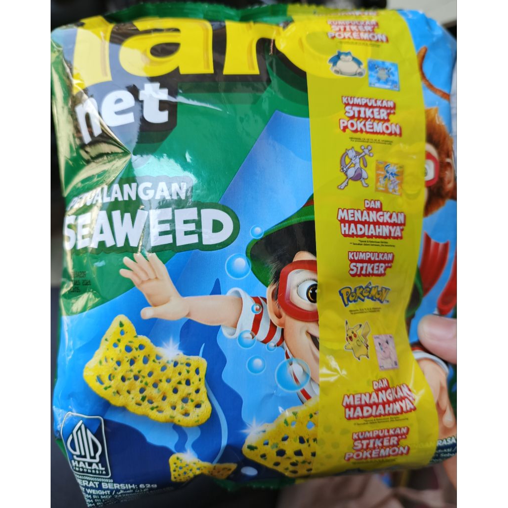 Jual Taro Net 3 varian Rasa Seaweed, Potato Barbecue & Teriyaki ...