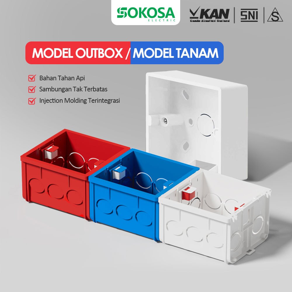 Jual SOKOSA inbow dus box ib ob switch berhenti kontak inbowdus outbow ...