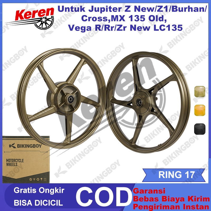 Jual VELG BIKINGBOY Racing VELG CNC Untuk Jupiter Z New/Z1/Burhan, MX ...