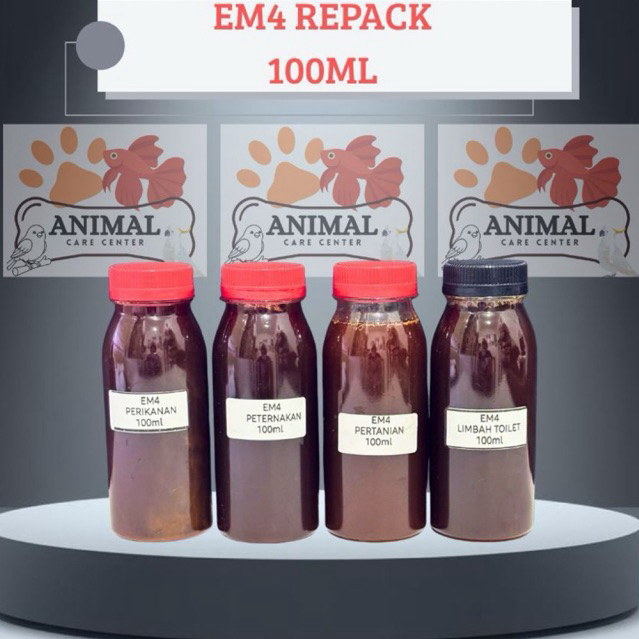 Jual EM4 REPACK BOTOL 100ml EM4 Perikanan Peternakan Pertanian Limbah ...
