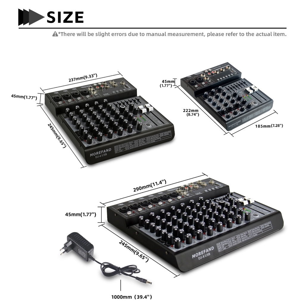 Jual DJ4/6/8 channel Mixer audio/99DSP Mixer suara /Misker audio ...