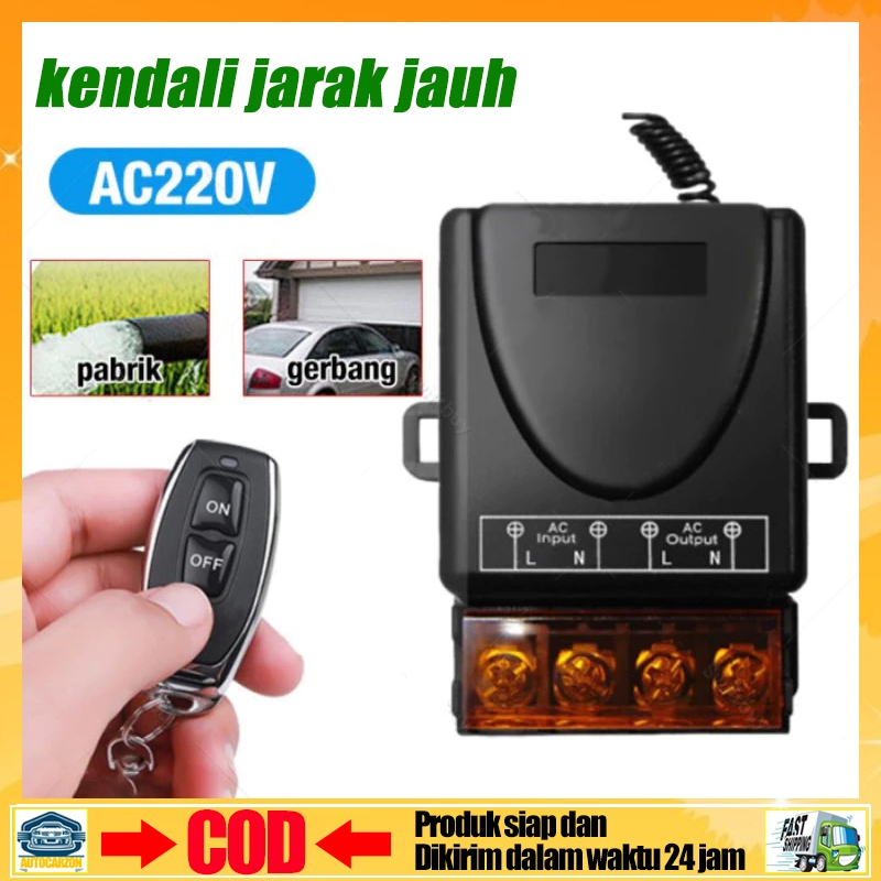 Jual Modul Saklar Remote Pengendali Jarak Jauh AC85-220V 433Mhz Rumah ...