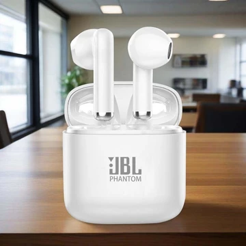 JBL Phantom Earphone Nirkabel TWS Asli Bluetooth 5.3 Headphone Suara Stereo 9D Earbud Olahraga