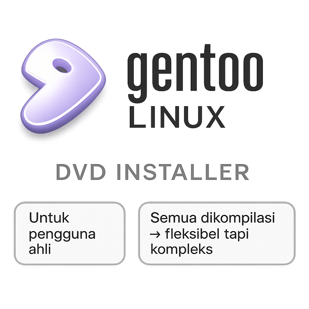 Jual Gentoo Linux LiveDVD DVD Installer amd64 x86 Multilib 2012 2016 ...