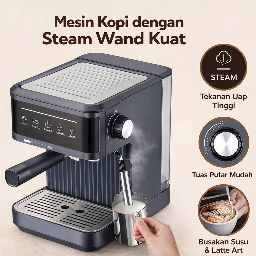 Jual Mesin Kopi Espresso / Espresso Machine / Ferro Espresso Machine ...