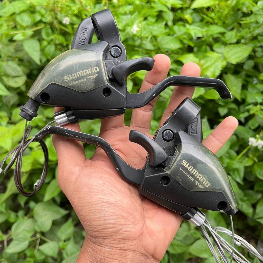 Jual Shifter set handle rem kanan kiri 3x9 speed operan sepeda flat ...