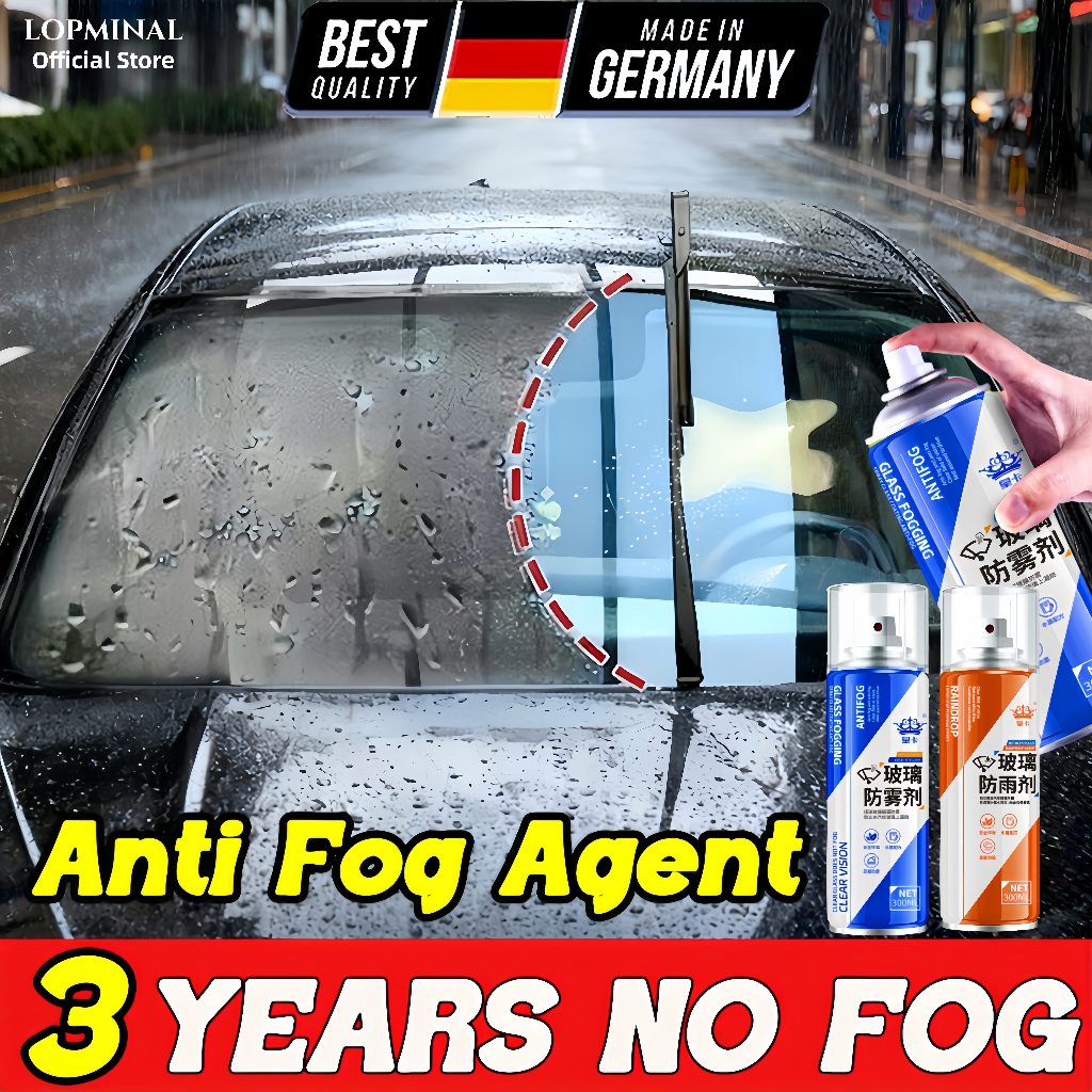Jual Anti Fog & Anti Air Hujan Spray 300ml Penghilang Embun Kabut Kaca ...