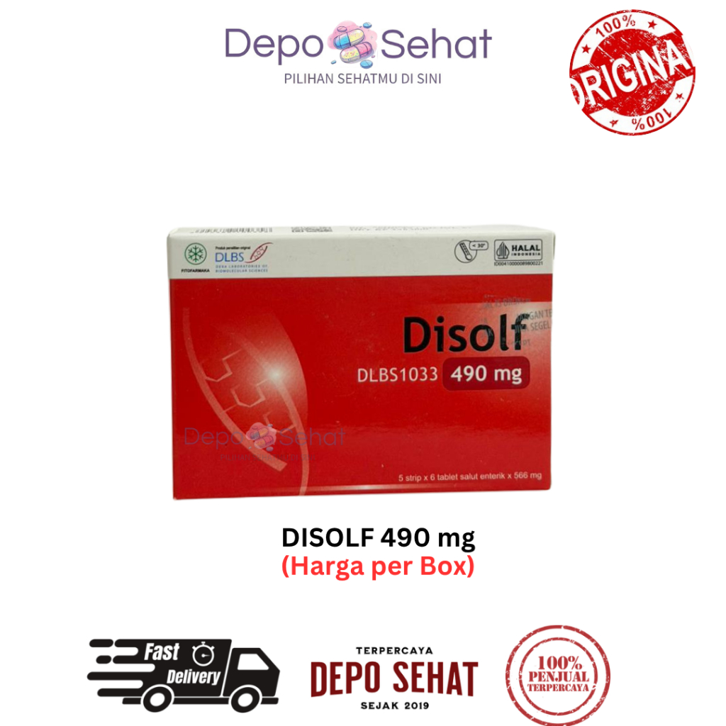 Jual DISOLF TABLET 490MG 1 BOX | Shopee Indonesia