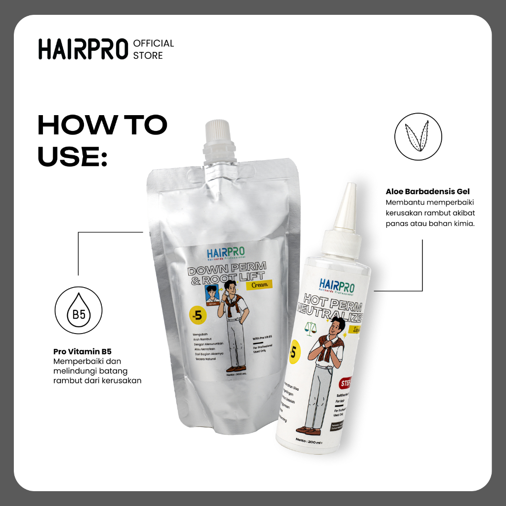 Jual HAIRPRO - Down Perm & Root Lift | Shopee Indonesia
