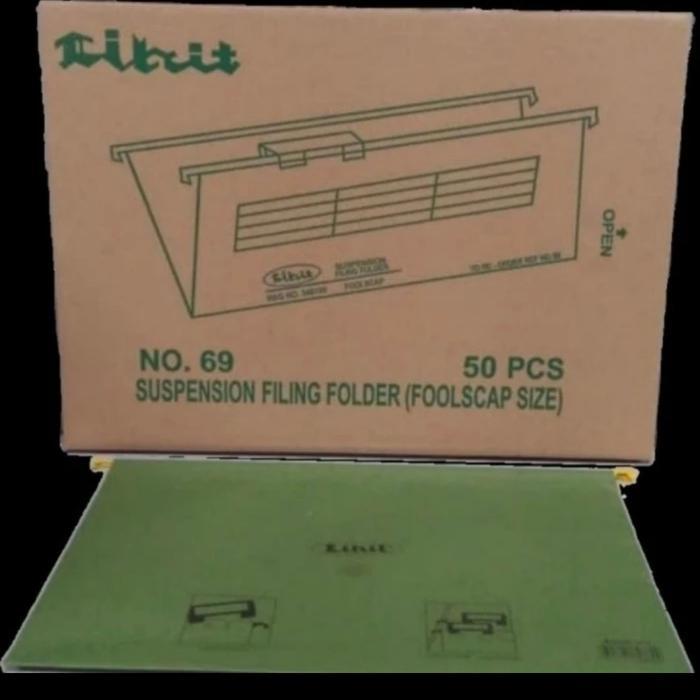 Jual Suspension Filling Folder Hang Map LIHIT No 69 Original Per Pak ...