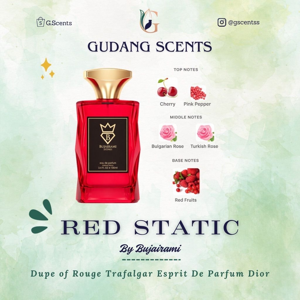 Jual Bujairami Red Static 100 ml Parfum | Shopee Indonesia