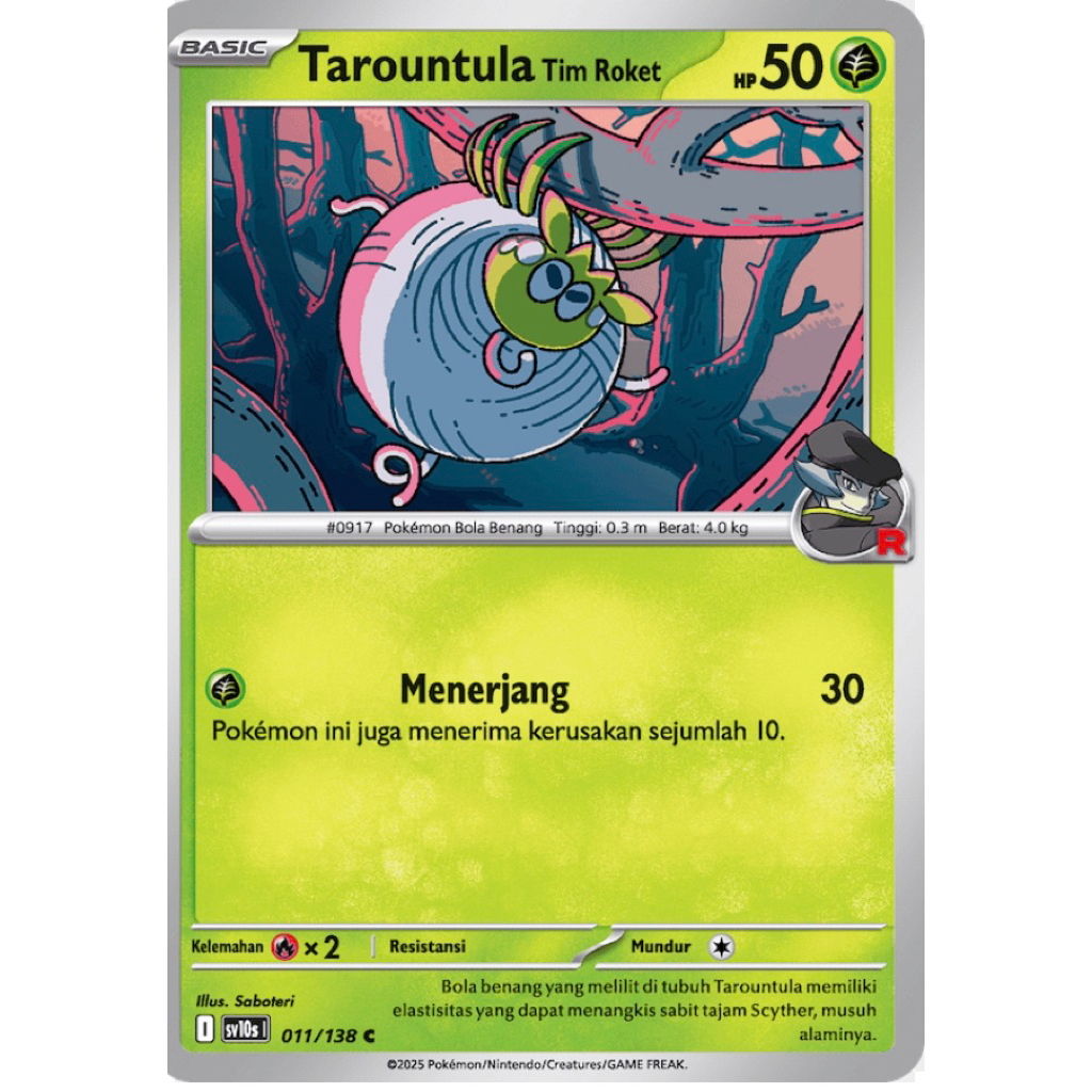 Jual Pokemon cards set bundle Tim roket pokemons Tarontula,dan Blipbug ...