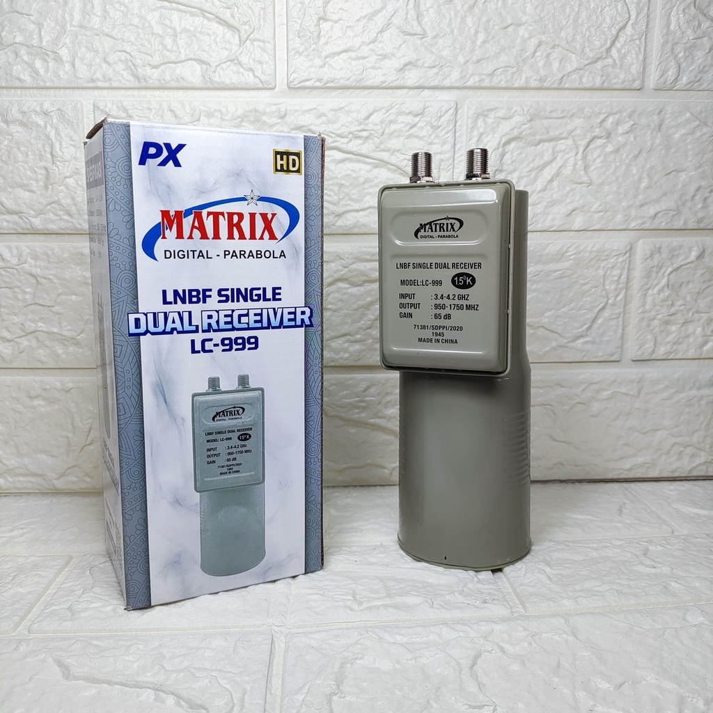 Jual Matrix LC-999 LNB C Band Single Output 1 Satelit 1 Receiver ...