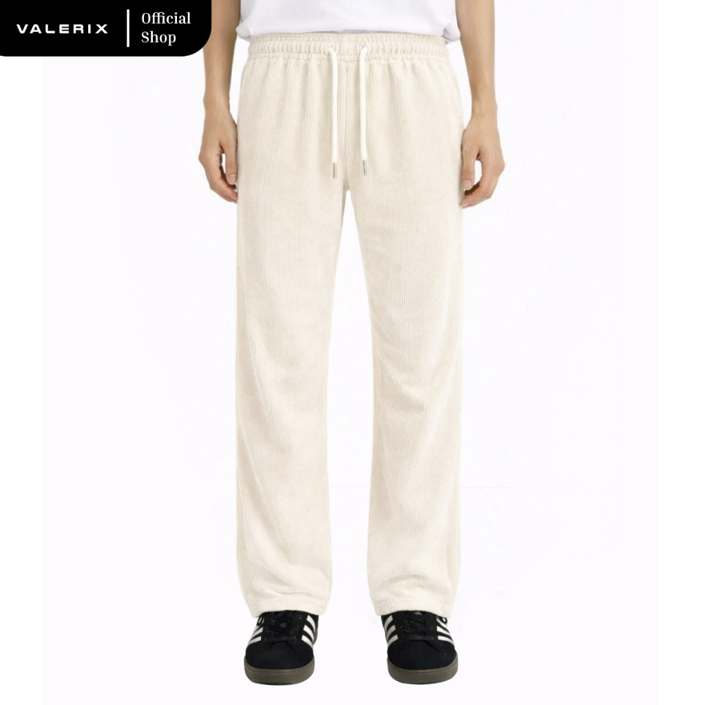 Jual VALERIX - Celana Corduroy Unisex Korean Pants Style Loose Fit ...