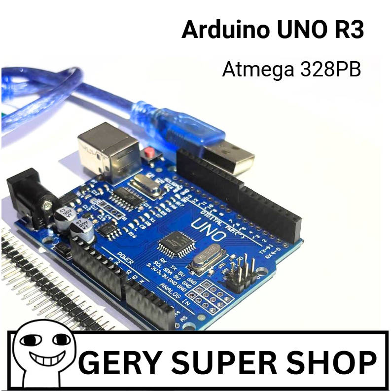 Jual Arduino Uno R3 Complatible Atmega328 CH340 dengan Kabel SMD ...