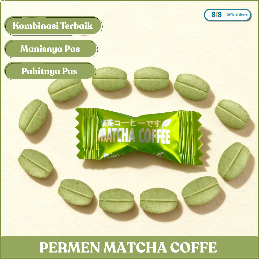 Jual Permen Matcha Coffee Viral Bebas Gula Rasa Matcha Yang Nikmat ...