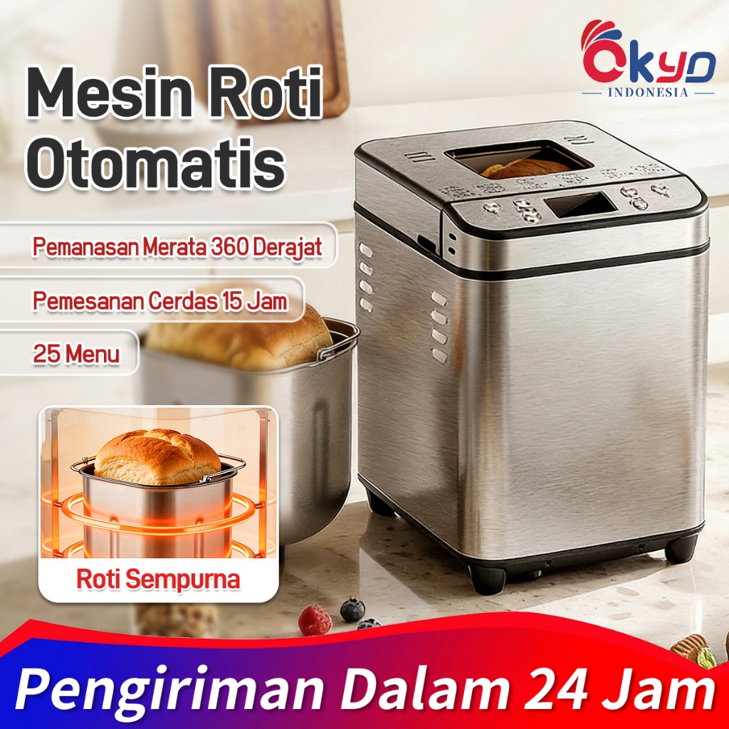 Jual Mesin Roti Otomatis Penuh Otomatis | 25 Menu Program ...