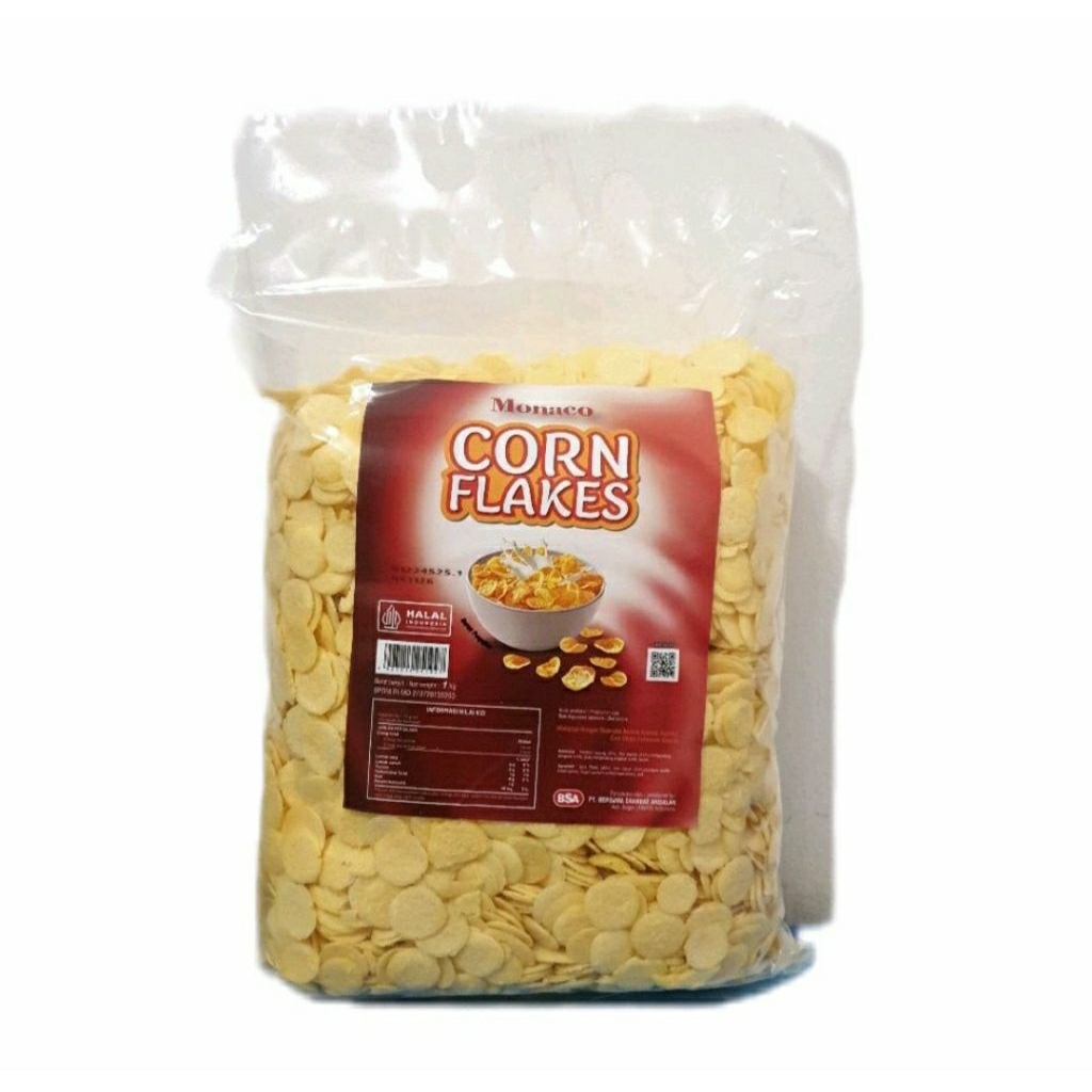 Jual Monaco Corn Flakes Cereal 1 kg | Shopee Indonesia