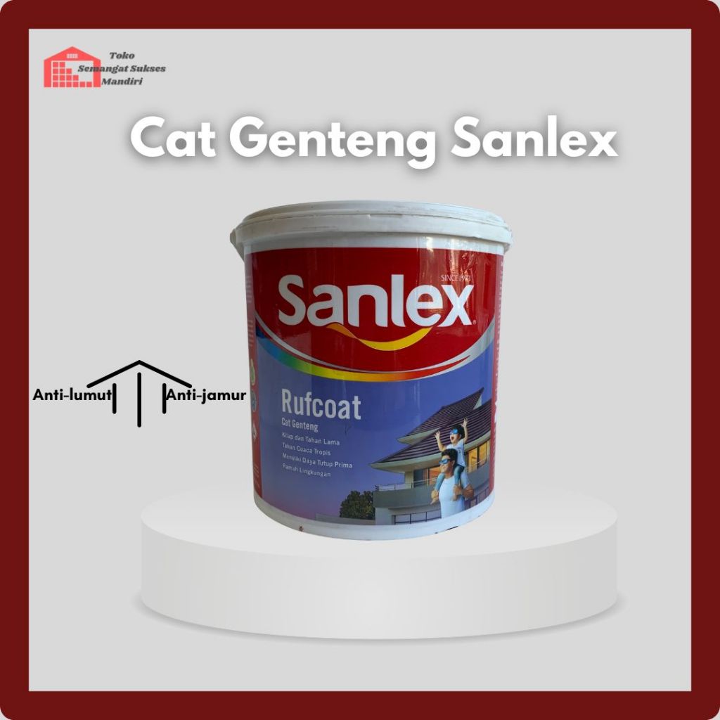 Jual SANLEX CAT GENTENG 4KG | Shopee Indonesia