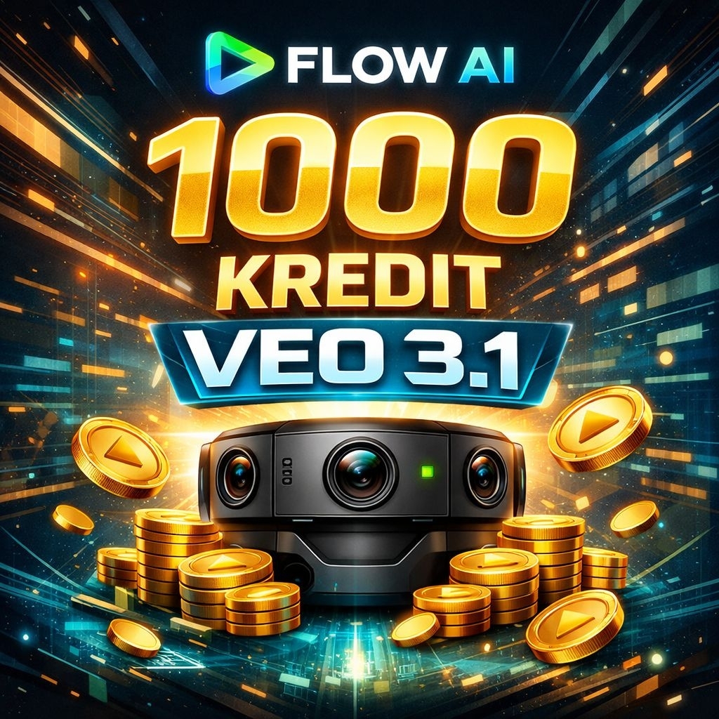 Flow AI VEO 3.1 1000 Kredit 1 thn | Solusi Cepat Bikin Video Konten Viral