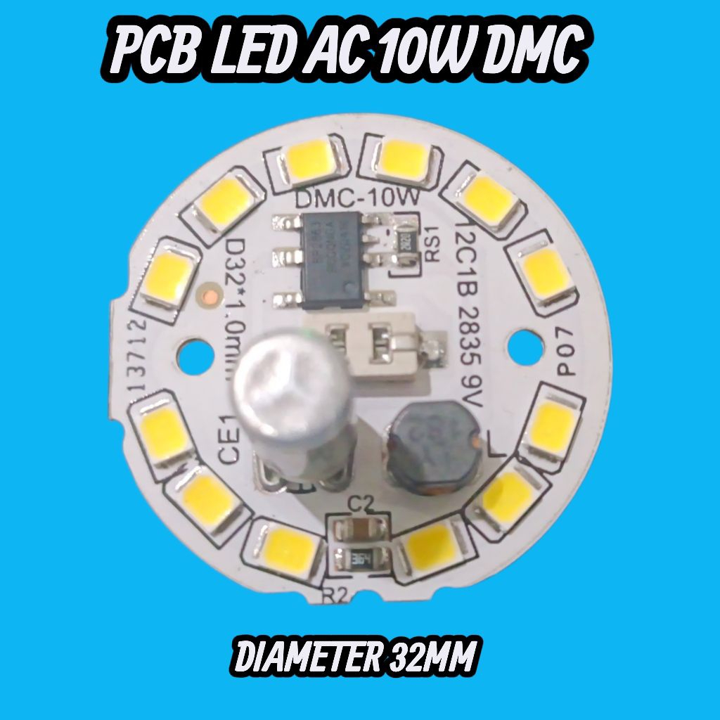 Jual PCB LED AC 10W DMC DIAMETER 32MM | Shopee Indonesia