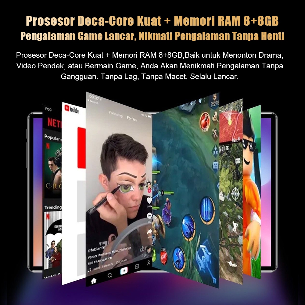 Jual [Beli Satu Gratis Sembilan] Tablet PC Huawei P60 Pro (16GB+1024GB ...