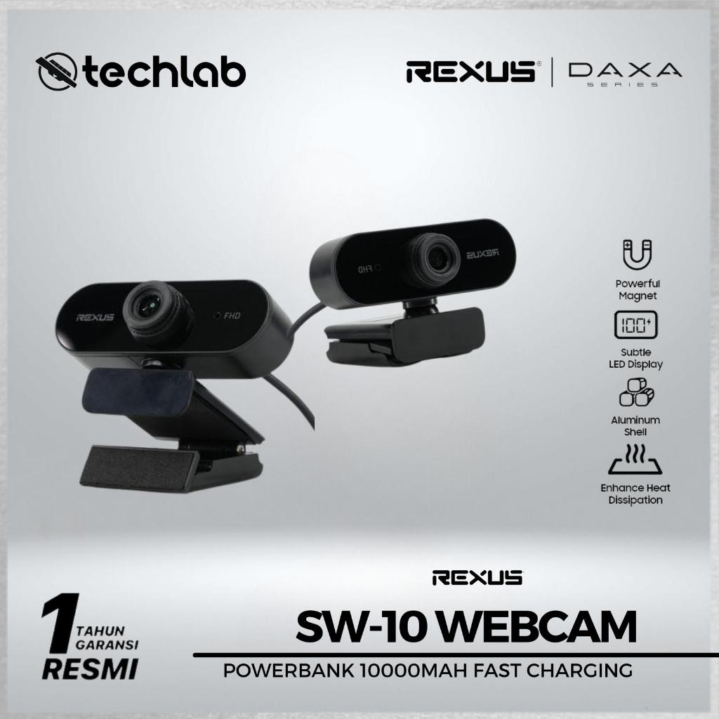 Jual Webcam Rexus SW-10 1080p Full HD Built-in Mic – Wide Angle USB ...