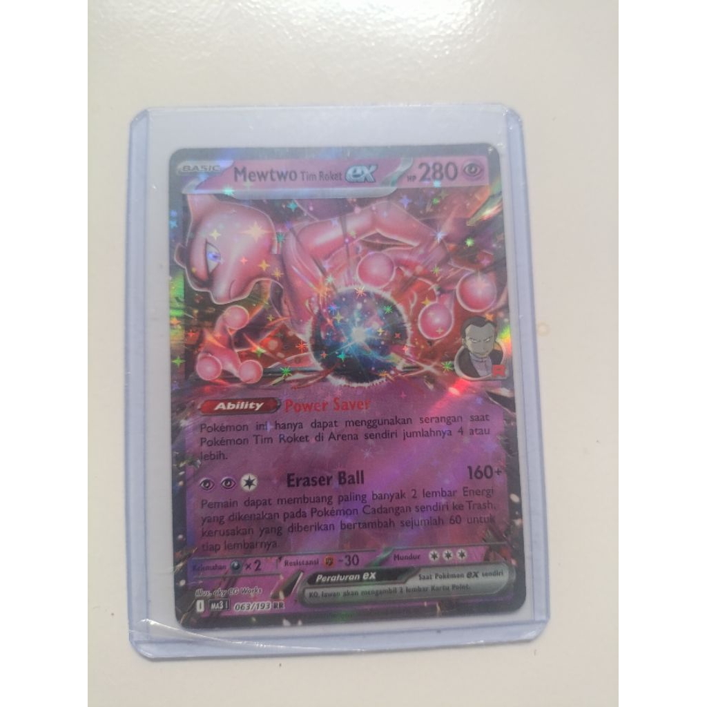 Jual Mewtwo Tim Roket EX RR | Shopee Indonesia