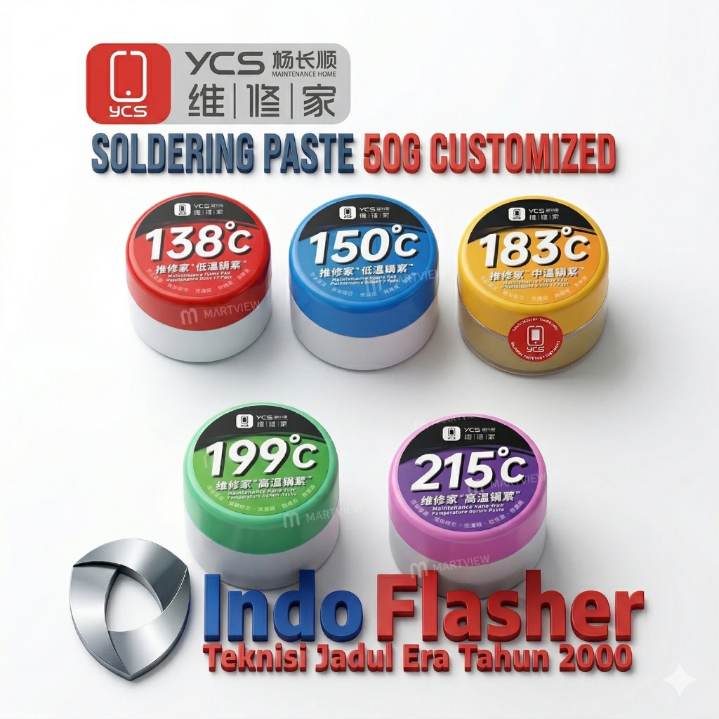 Jual YCS Soldering Paste Customized 138C 150C 183C 199C 215C - Solder ...