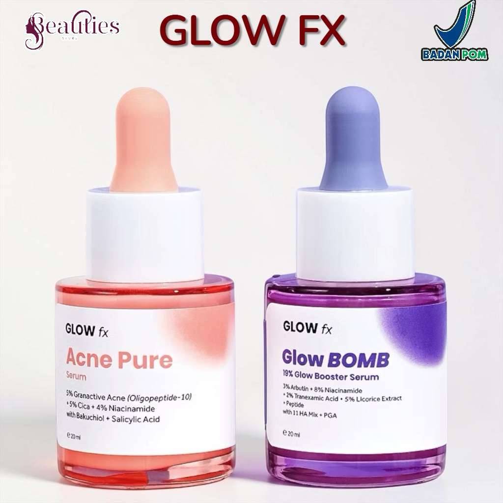 Jual GLOW FX BEAUTY GLOW BOMB SERUM | ACNE PURE SERUM 20ml ~ Serum ...