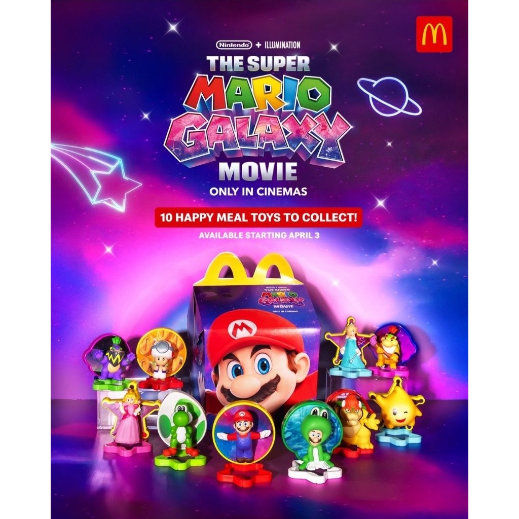 Jual Mainan Anak Happy Meal McD McDonalds McDonald's Super Mario Bros ...