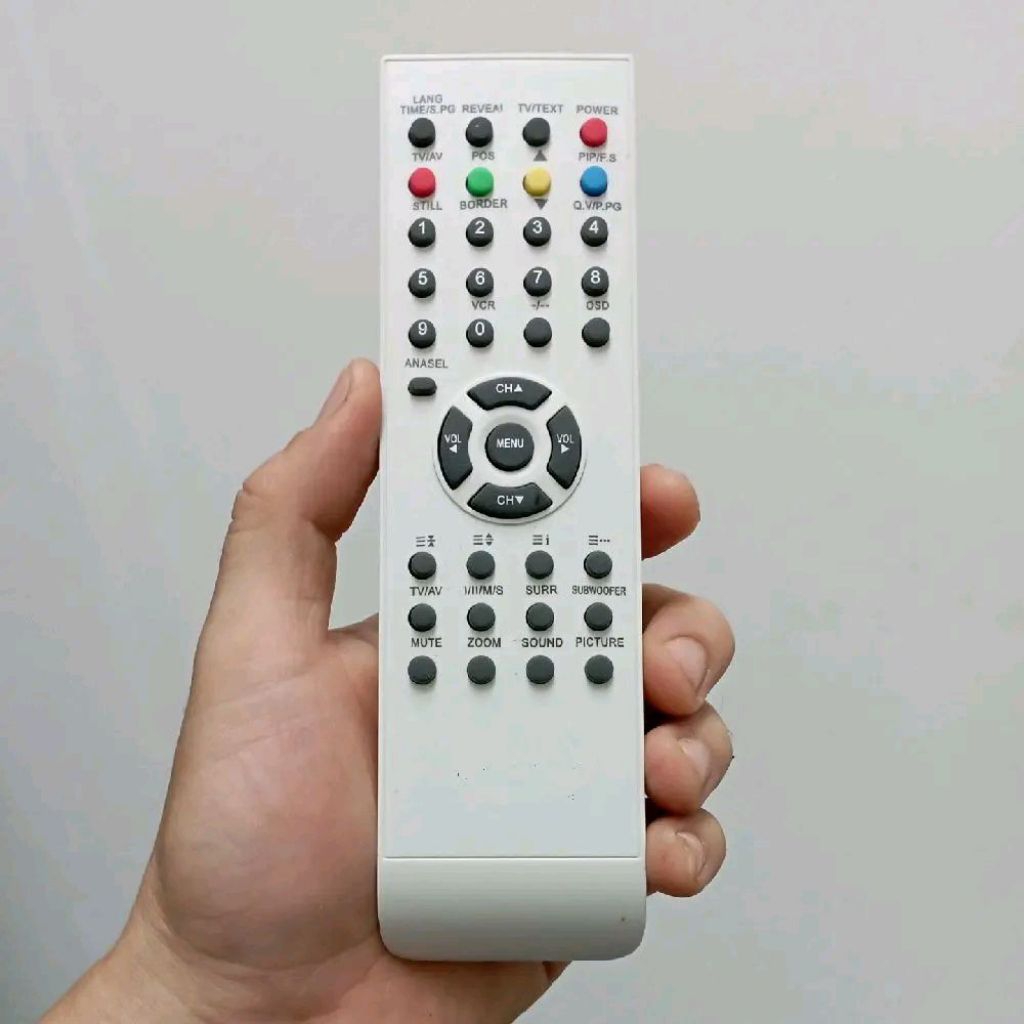 Jual Remot Remote TV Tabung CRT Universal Tanpa Setting Polytron ...