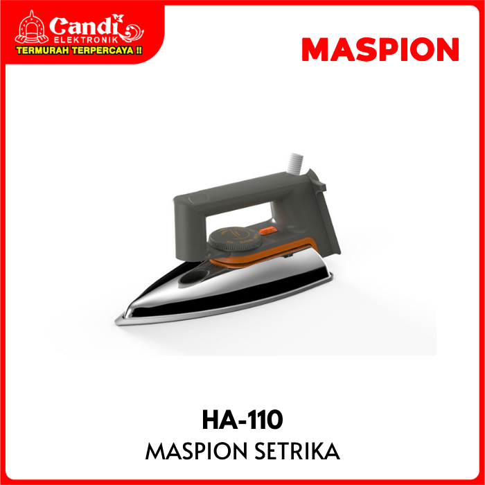 Jual MASPION Setrika Listrik Iron Electric HA-110 | Shopee Indonesia