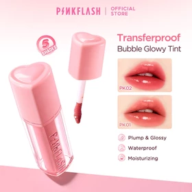 PINKFLASH Transferproof Bubble Lip Tint Glowy Lips Long Lasting Tahan Lama Waterproof