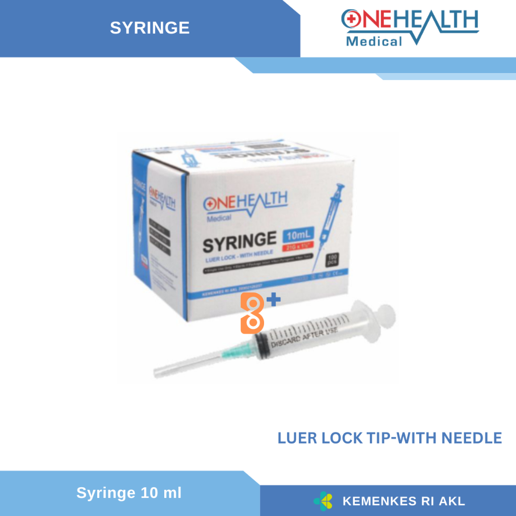 Jual Disposable Syringe 10 ml 10ml Spuit Spoit 10cc Jarum Suntik ...