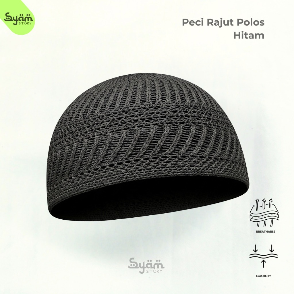PECI RAJUT POLOS PECI HAJI BAHAN ELASTIS TERMURAH