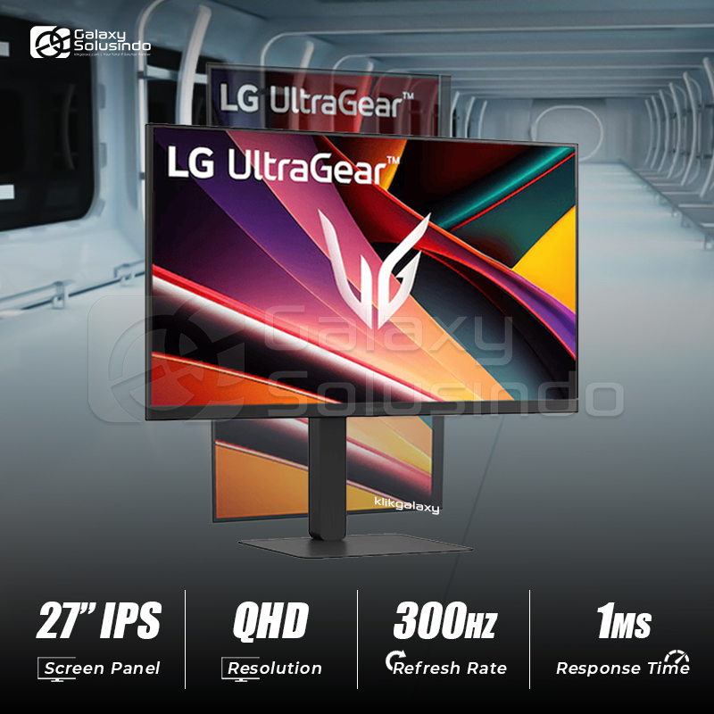 Jual LG 27G640A UltraGear QHD IPS 27 Inch 300Hz 1ms G-Sync Gaming ...