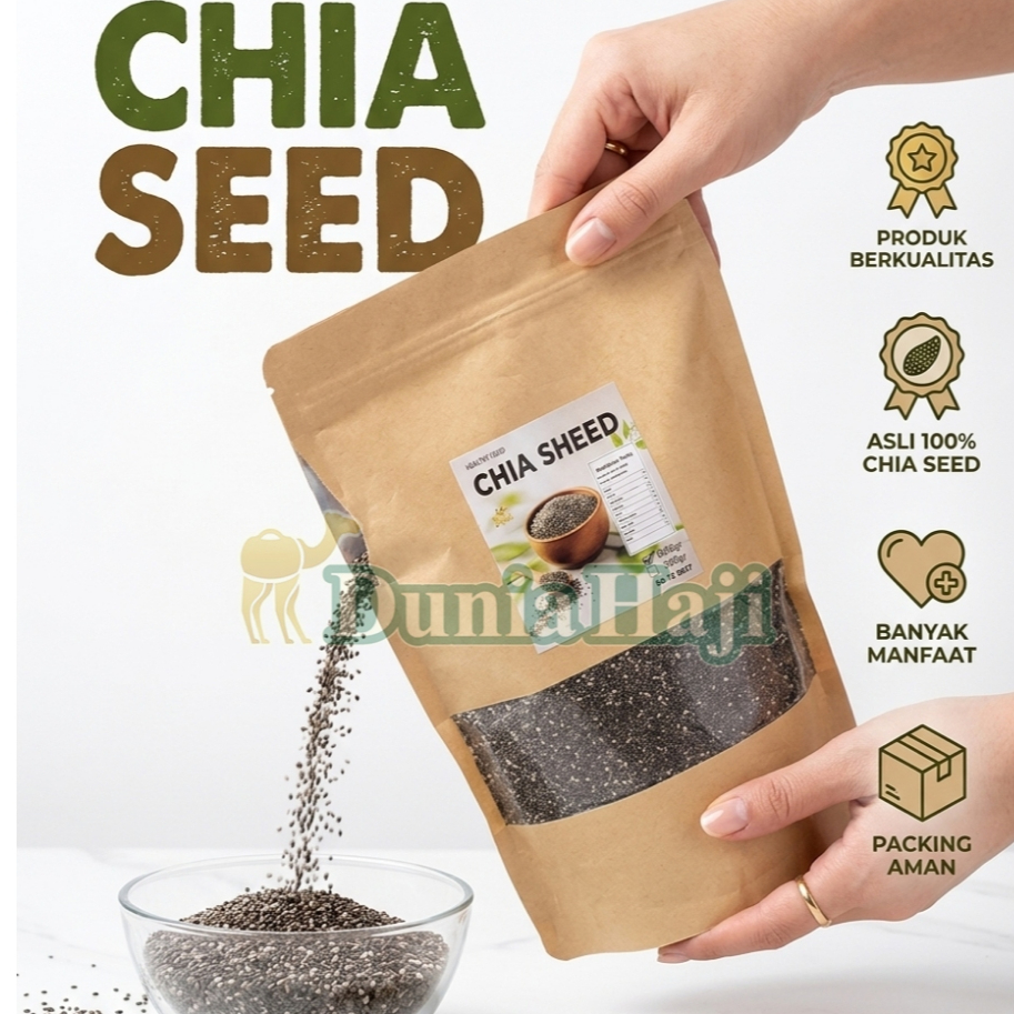 Jual Organic Black CHIA SEED Mexico Organik / Chia Seeds Hitam Chiaseed ...