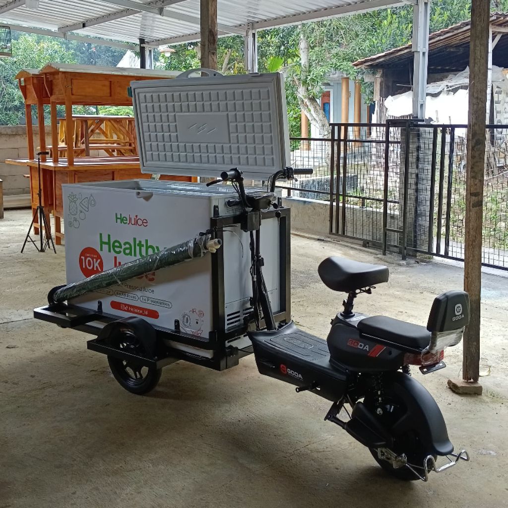Jual GEROBAK SEPEDA LISTRIK BOX FREEZER | Shopee Indonesia
