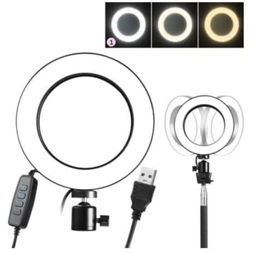 Ringlight Ring Fill Light Ukuran 26Cm Lampu Ringlight Tripod Multi Live