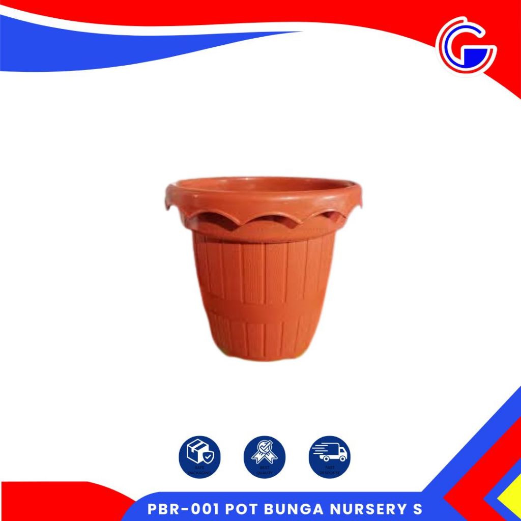 Pot Bunga Plastik Mini / Vas Bunga Plastik Tebal Kuat / Pot Bunga Lucu Kecil
