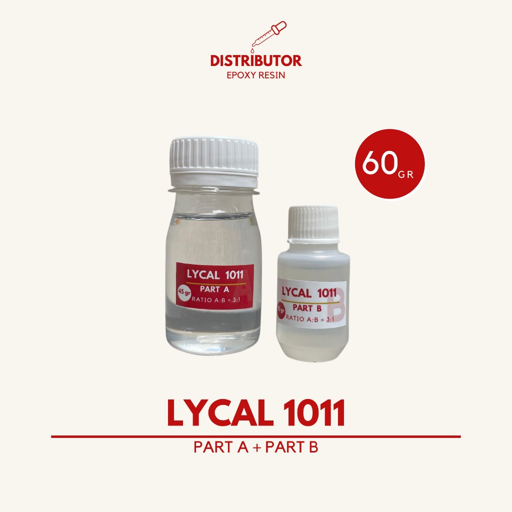 Jual Epoxy Resin bening Lycal keras - Lycal 1011 - 60 gr | Shopee Indonesia