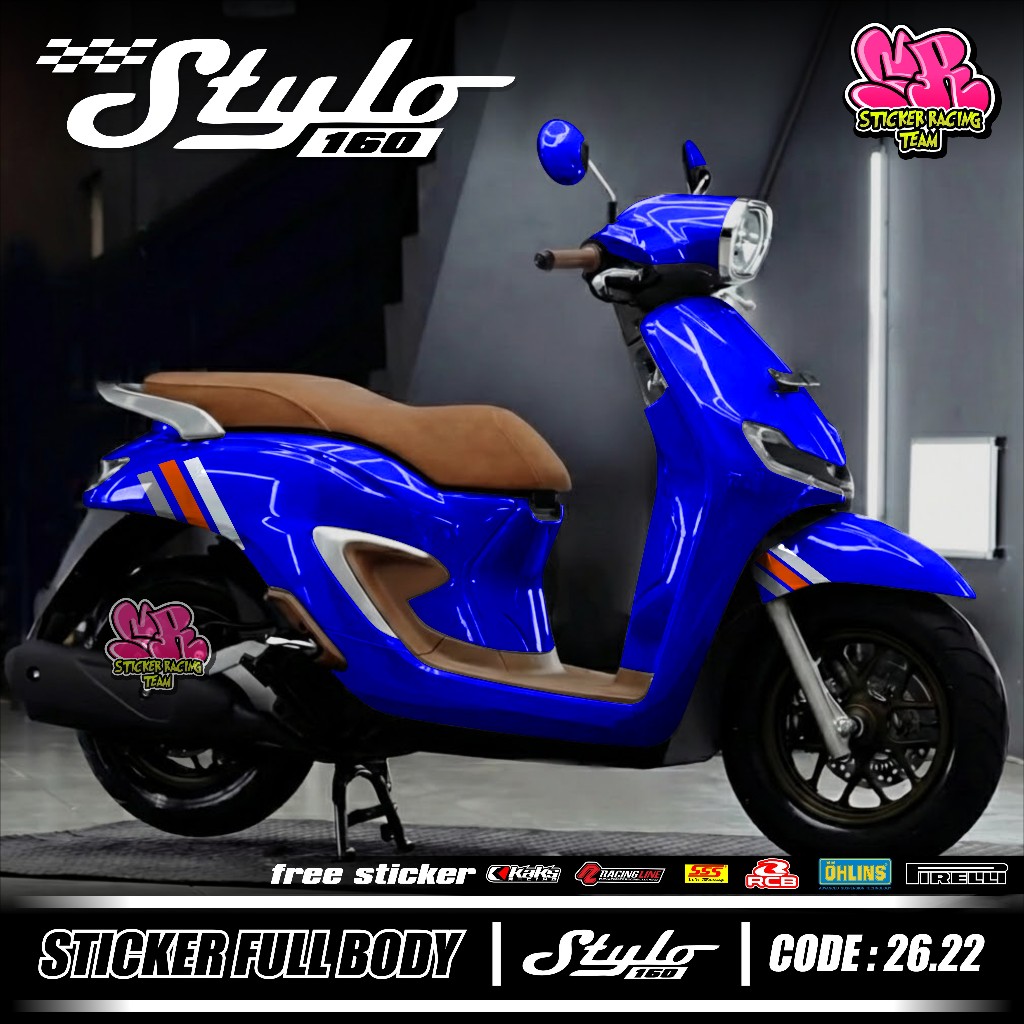 Jual Baru Decal Sticker Full Body Honda Stylo 160 Tahun 2024 2025 2026 ...