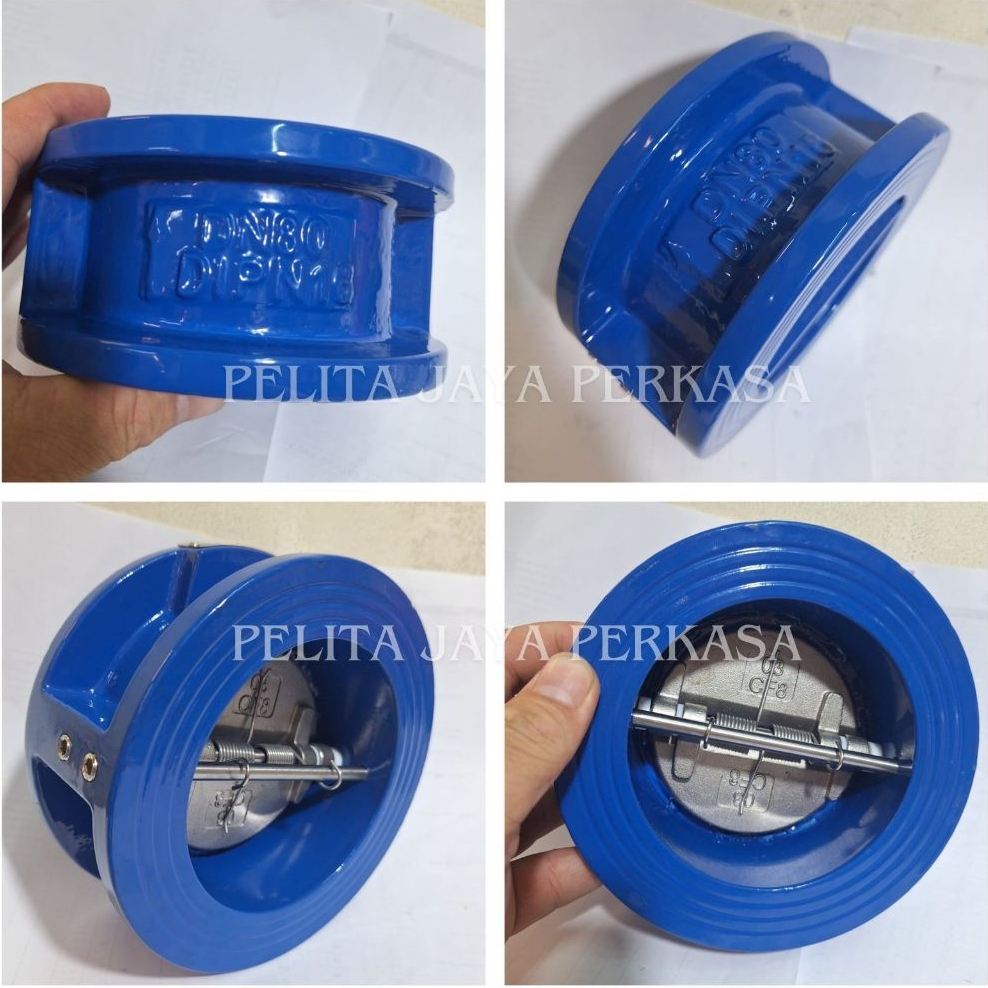 Jual Wafer Check Valve Okuma Cast Iron Double Door PN16 , 1 1/2 inch ...