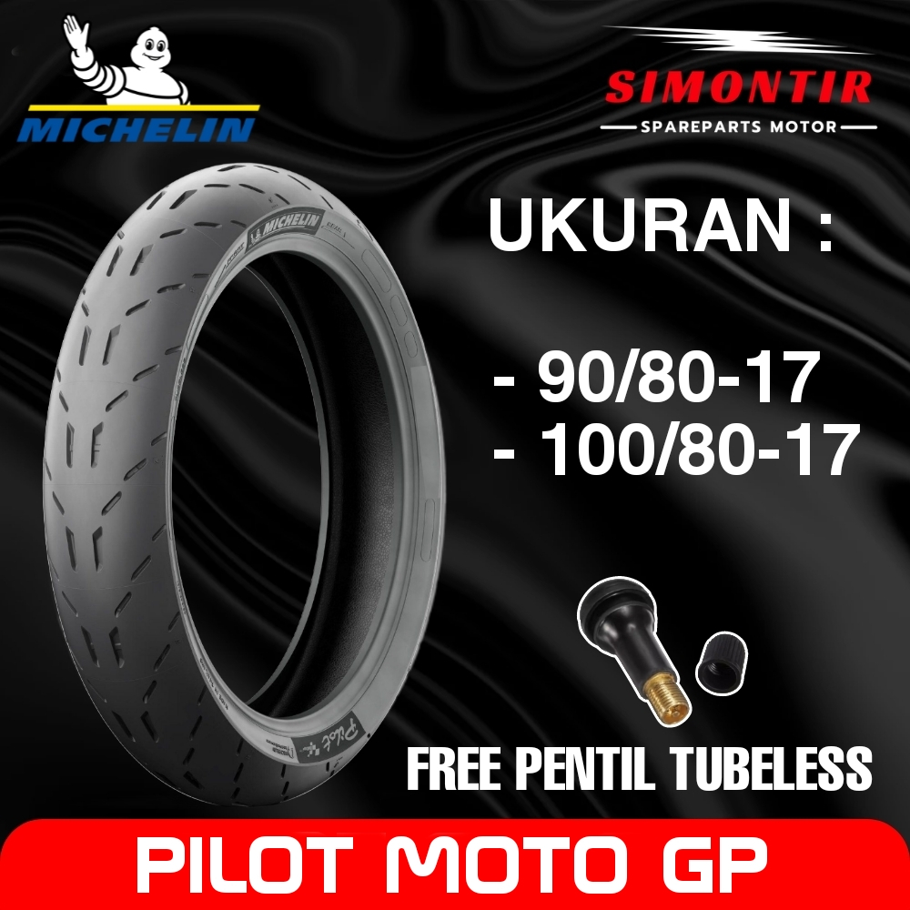 Jual BAN TUBELESS MICHELIN PILOT MOTO GP ALL VARIAN RING 17 90/80-17 ...