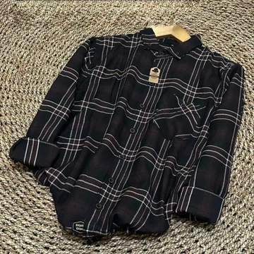 Kemeja Flanel Lengan Panjang Premium Tb Hem Pria Wanita Unisex Casual Kotak Distro