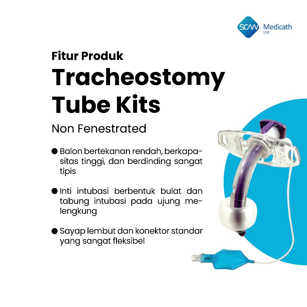 Jual Tracheostomy Tube Kits Non Fenestrated [SCW MEDICATH] | Shopee ...